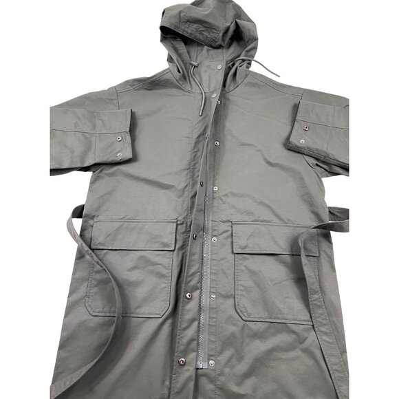 Gap Oversized Unlined Military Parka Water Repellent Green Size Small Oversized - Picture 5 of 11